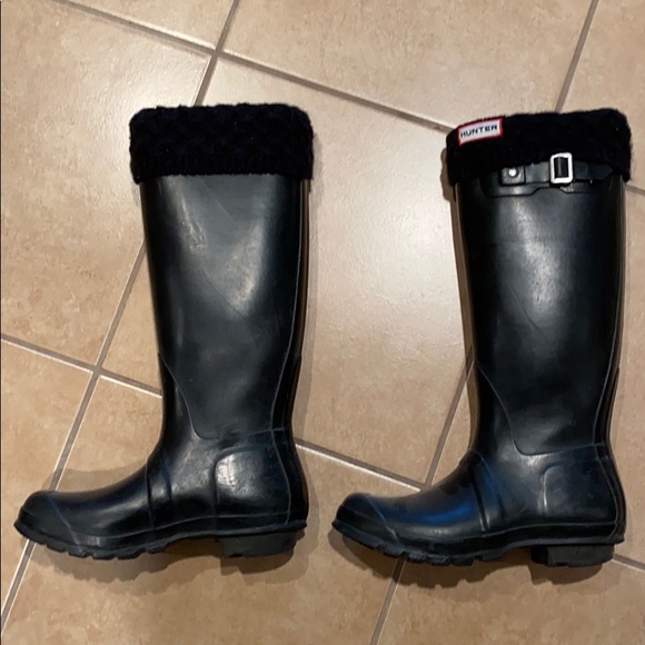 Hunter Rainboots Tall Black Matte - Picture 2 of 7